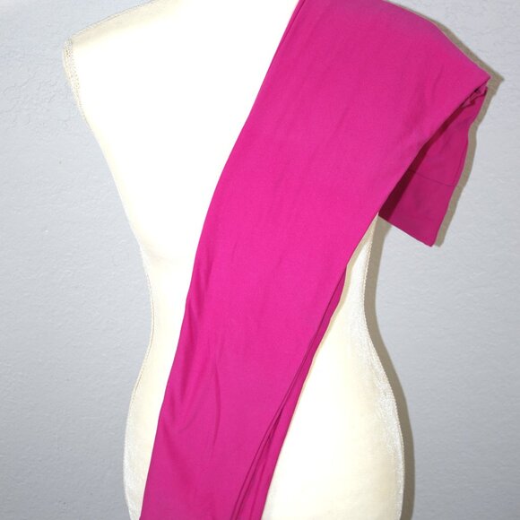 LuLaRoe OS One Size Leggings Solid Hot Pink - Picture 2 of 3